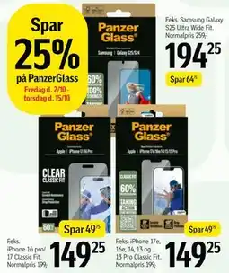 Føtex Spar 25% på PanzerGlass tilbud