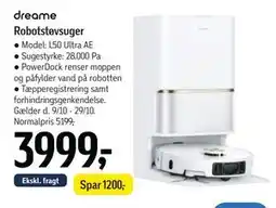 Føtex dreame Robotstøvsuger tilbud