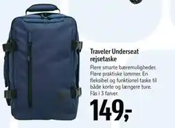 Føtex Traveler Underseat rejsetaske tilbud