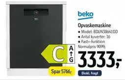 Føtex beko Opvaskemaskine tilbud