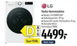 Føtex LG Vaske-tørremaskine tilbud