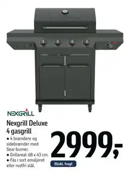 Føtex Nexgrill Deluxe 4 gasgrill tilbud