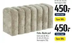 Føtex Beate puf tilbud