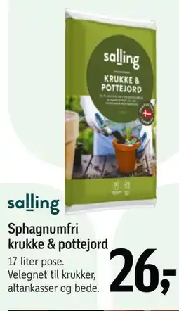 Føtex Sphagnumfri krukke & pottejord tilbud