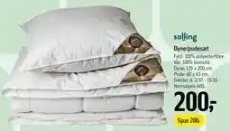 Føtex Dyne/pudesæt tilbud
