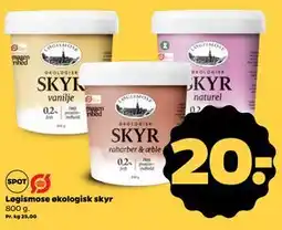 Netto Løgismose økologisk skyr tilbud