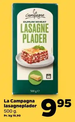 Netto La Campagna lasagneplader tilbud