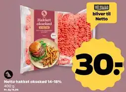 Netto Netto hakket oksekød 14-18% tilbud