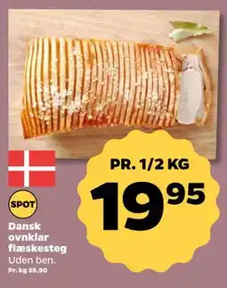 Netto Dansk ovnklar flæskesteg tilbud