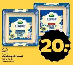 Netto Klovborg skiveost tilbud