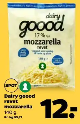 Netto Dairy goood revet mozzarella tilbud