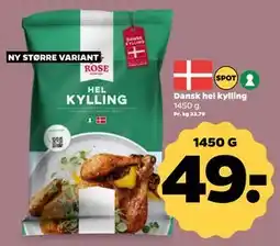 Netto Dansk hel kylling tilbud