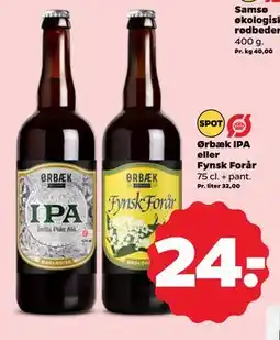 Netto Ørbæk IPA eller Fynsk Forår tilbud