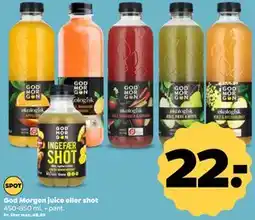 Netto God Morgen juice eller shot tilbud