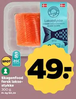Netto Skagenfood fersk laksestykke tilbud