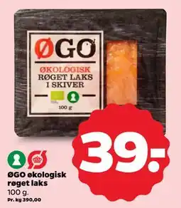 Netto ØGO økologisk røget laks tilbud