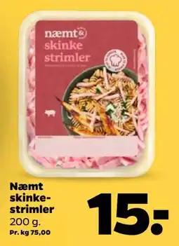 Netto Næmt skinkestrimler tilbud