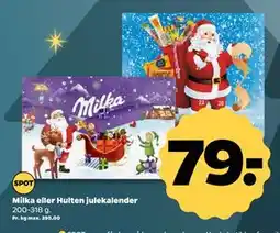 Netto Milka eller Hulten julekalender tilbud