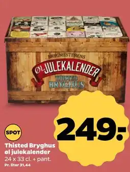 Netto Thisted Bryghus øl julekalender tilbud