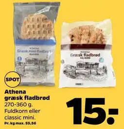 Netto Athena græsk fladbrød tilbud