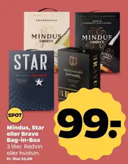 Netto Mindus, Star eller Bravo Bag-in-Box tilbud