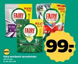 Netto Fairy maxipack opvasketabs tilbud