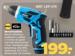 Netto Skruemaskine tilbud
