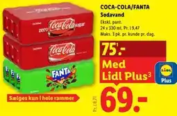 Lidl COCA-COLA/FANTA Sodavand tilbud
