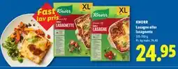 Lidl KNORR Lasagne eller lasagnette tilbud