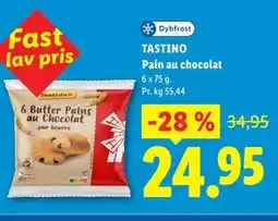 Lidl TASTINO Pain au chocolat tilbud
