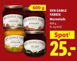 Lidl DEN GAMLE FABRIK Marmelade tilbud