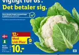 Lidl Dansk blomkål tilbud