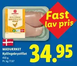 Lidl MADVÆRKET Kyllingebrystfilet tilbud
