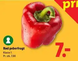 Lidl Rød peberfrugt tilbud