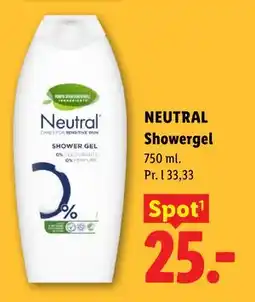 Lidl NEUTRAL Showergel tilbud