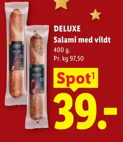 Lidl DELUXE Salami med vildt tilbud