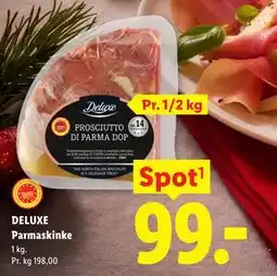 Lidl DELUXE Parmaskinke tilbud