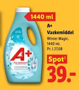 Lidl A+ Vaskemiddel tilbud