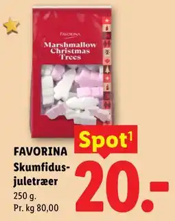 Lidl FAVORINA Skumfidusjuletræer tilbud
