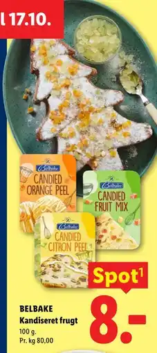 Lidl BELBAKE Kandiseret frugt tilbud