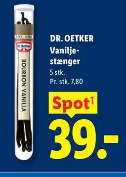 Lidl DR. OETKER Vaniljestænger tilbud