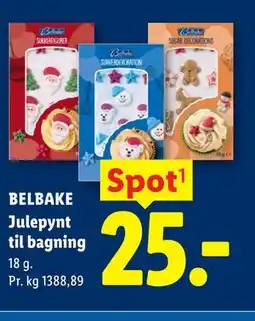 Lidl BELBAKE Julepynt til bagning tilbud