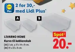 Lidl LIVARNO HOME Kurve til køkkenskab, App-pris tilbud