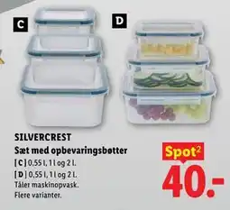 Lidl SILVERCREST Sæt med opbevaringsbøtter tilbud