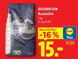 Lidl GOLDEN SUN Basmatiris, App-pris tilbud