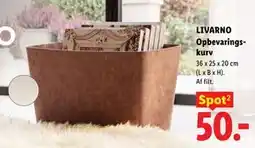 Lidl LIVARNO Opbevaringskurv tilbud