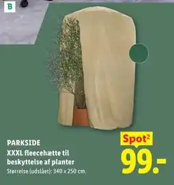 Lidl PARKSIDE XXXL fleecehætte til beskyttelse af planter tilbud