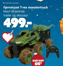 Fætter BR Fjernstyret T-rex monstertruck tilbud