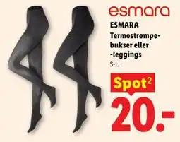 Lidl ESMARA Termostrømpebukser eller -leggings tilbud