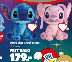 Fætter BR Stitch eller Angel bamse tilbud